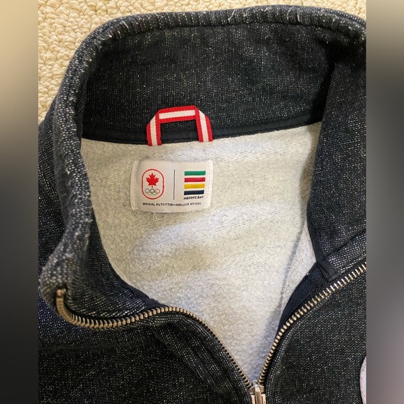 Hudson’s Bay 2014 Sochi Olympic Canada Jacket. Women’s Large. Dark Grey. - Picture 4 of 8